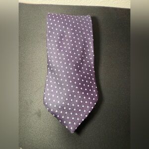 Giorgio Armani Purple Tie with White Dots
